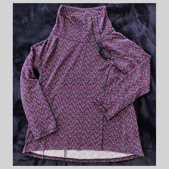 Talbots Tops - T by Talbots Pullover Top Purple Pattern Athletic Size Medium Petite